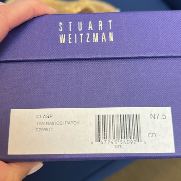 Stuart Weitzman Gold Wedge
